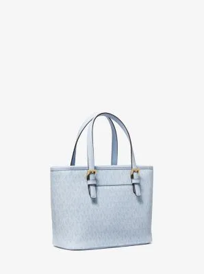 Jet Set Travel Extra-Small Logo Top-Zip Tote Bag