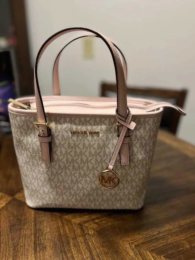 Jet Set Travel Extra-Small Logo Top-Zip Tote Bag
