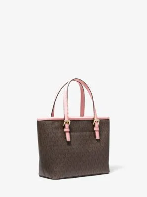 Jet Set Travel Extra-Small Logo Top-Zip Tote Bag