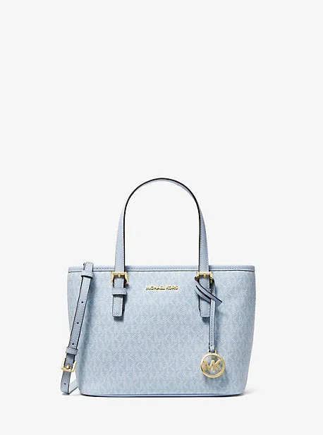 Jet Set Travel Extra-Small Logo Top-Zip Tote Bag