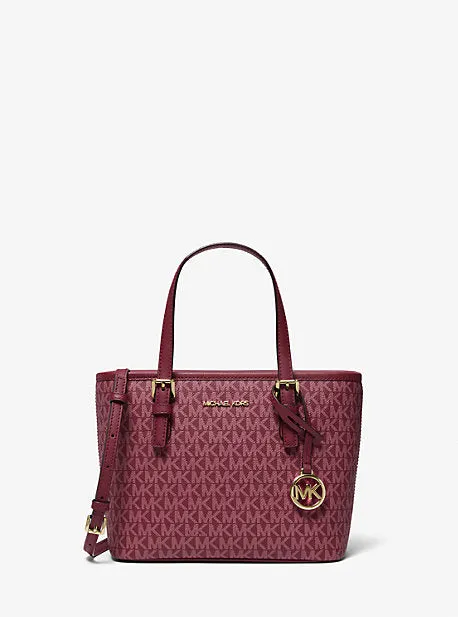 Jet Set Travel Extra-Small Logo Top-Zip Tote Bag