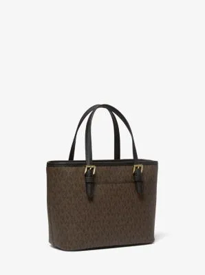 Jet Set Travel Extra-Small Logo Top-Zip Tote Bag