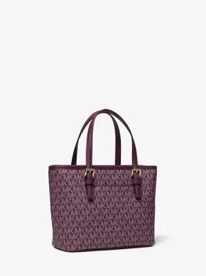 Jet Set Travel Extra-Small Logo Top-Zip Tote Bag