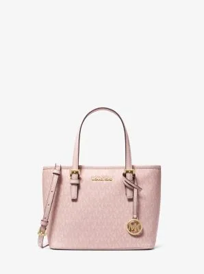 Jet Set Travel Extra-Small Logo Top-Zip Tote Bag