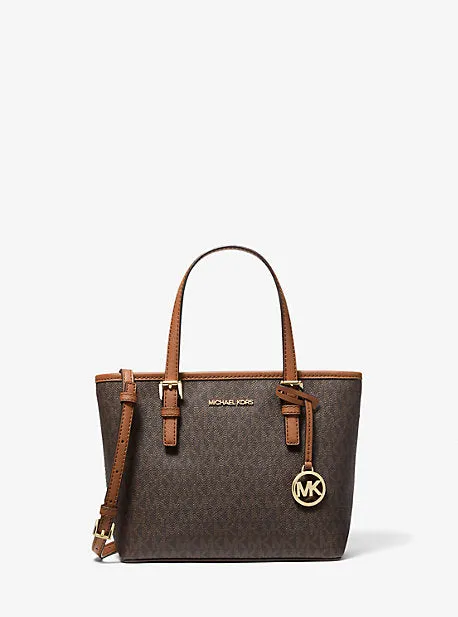 Jet Set Travel Extra-Small Logo Top-Zip Tote Bag