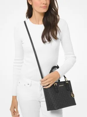 Jet Set Travel Extra-Small Logo Top-Zip Tote Bag