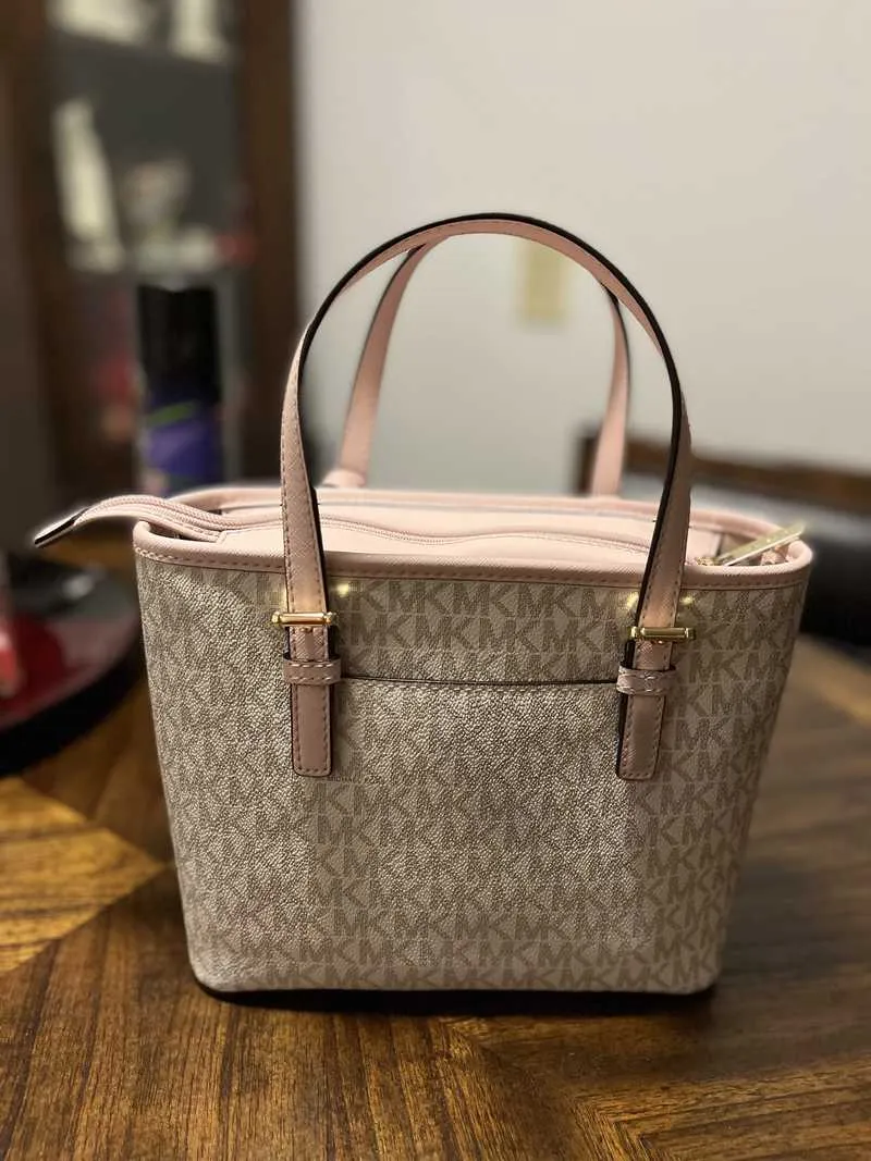 Jet Set Travel Extra-Small Logo Top-Zip Tote Bag