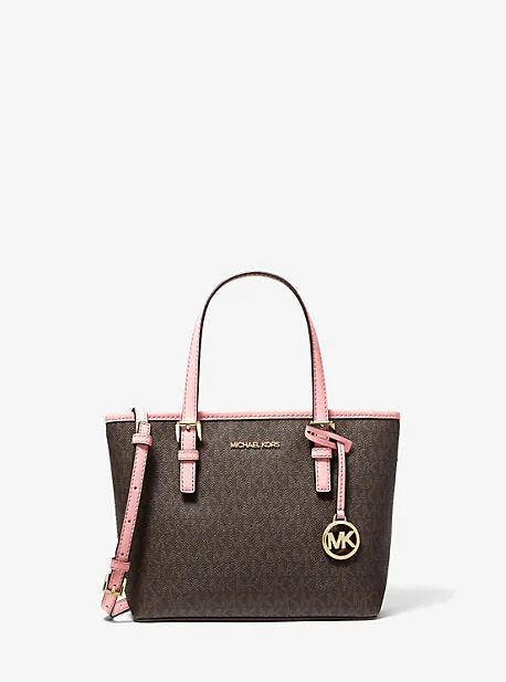 Jet Set Travel Extra-Small Logo Top-Zip Tote Bag