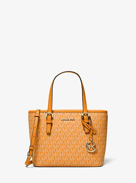 Jet Set Travel Extra-Small Logo Top-Zip Tote Bag