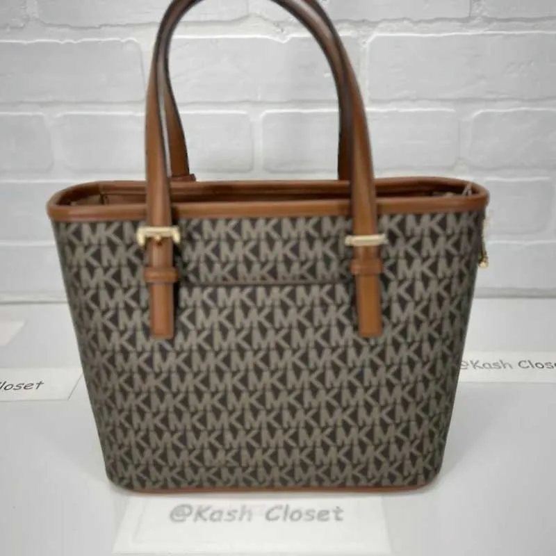 Jet Set Travel Extra-Small Logo Top-Zip Tote Bag