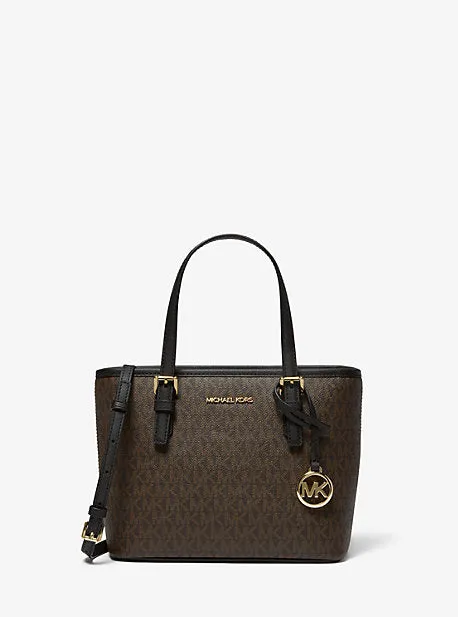 Jet Set Travel Extra-Small Logo Top-Zip Tote Bag