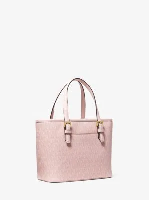 Jet Set Travel Extra-Small Logo Top-Zip Tote Bag