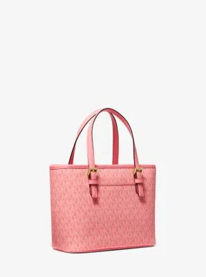 Jet Set Travel Extra-Small Logo Top-Zip Tote Bag