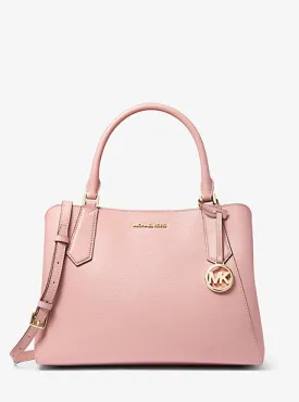 Kimberly Large Pebbled Leather Satchel