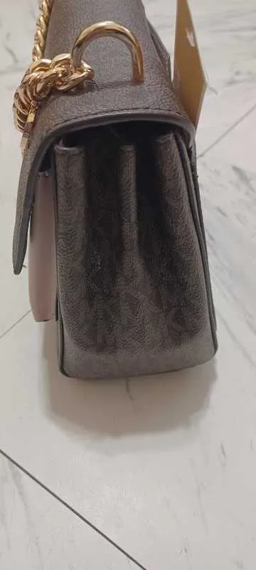 Lita Medium Two-Tone Logo Crossbody Bag