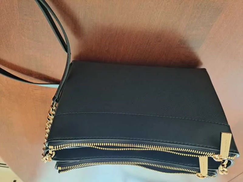 Lori Small Faux Saffiano Leather Crossbody Bag