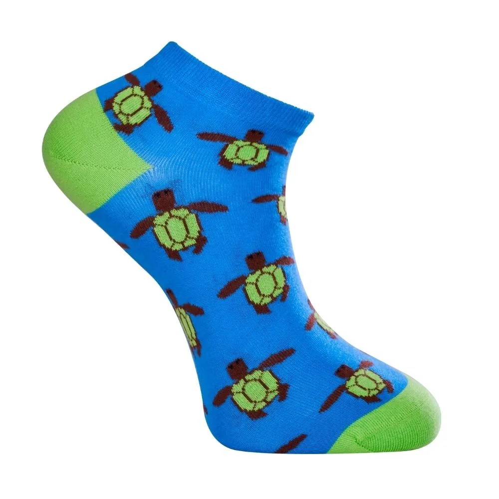 Love Sock Company 3 Pair Colorful Fun Patterned Ankle Socks Bundle 1 (Unisex)