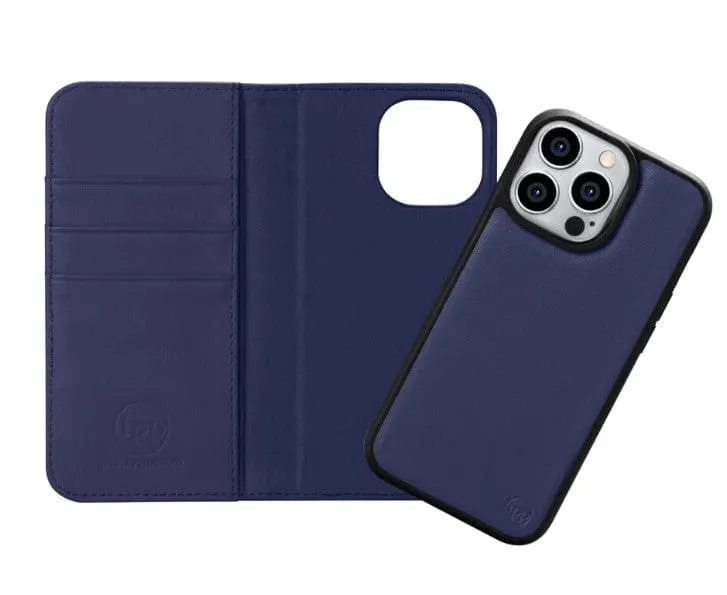 MAGNETIC WALLET CASE MAGSAFE GENUINE NAPPA IPHONE 15 PRO