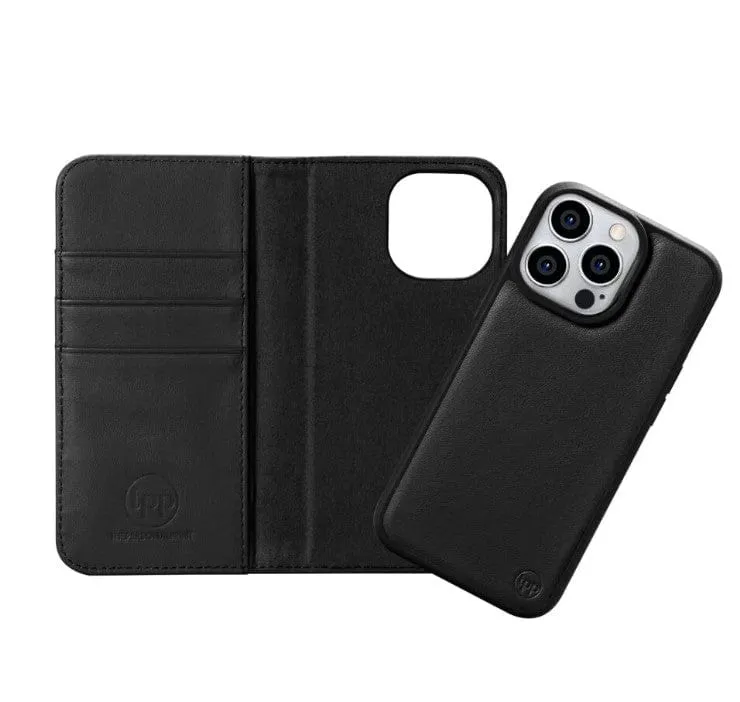 MAGNETIC WALLET CASE MAGSAFE GENUINE NAPPA IPHONE 15 PRO