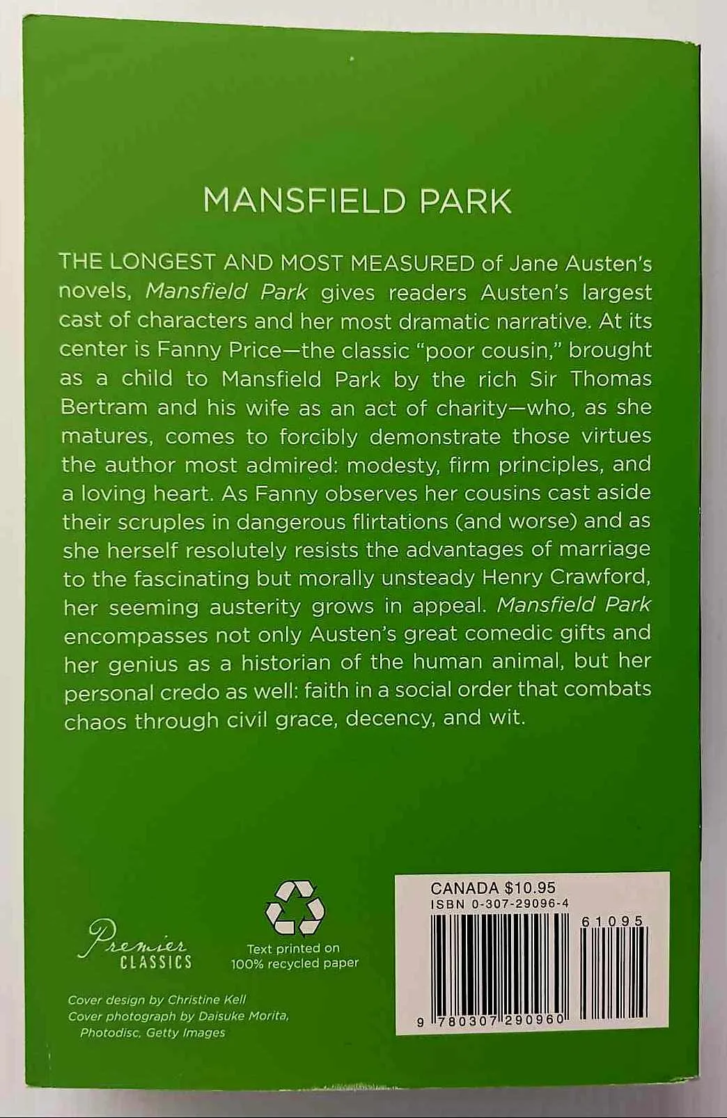 MANSFIELD PARK - Jane Austen
