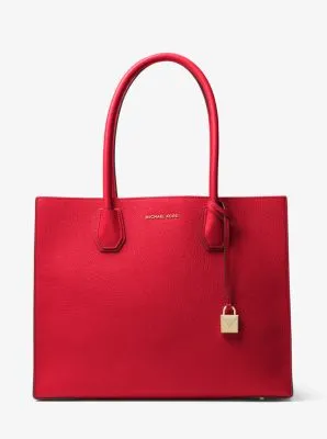 Mercer Extra-Large Pebbled Leather Tote Bag