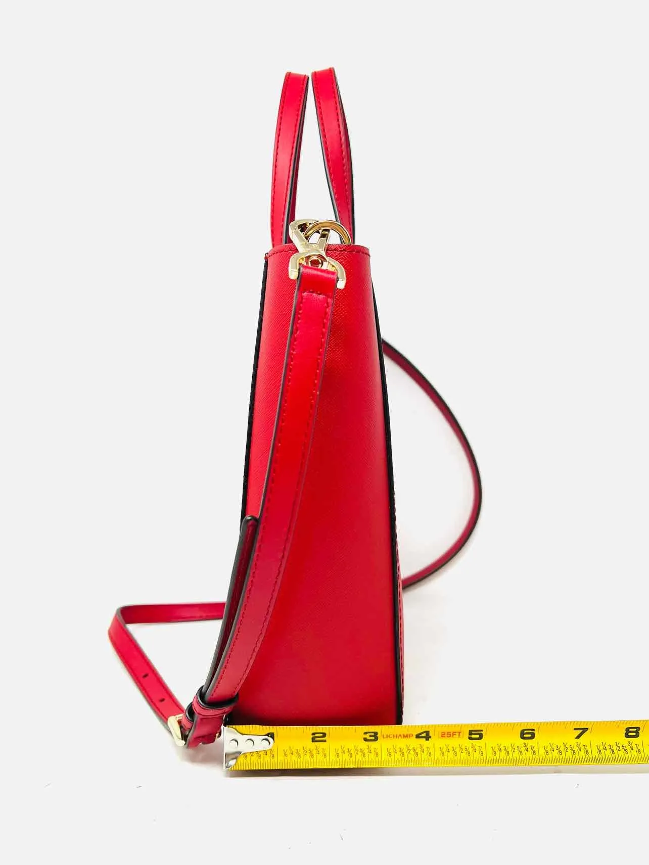 Michael Michael Kors Size S Red Saffiano Designer Satchel
