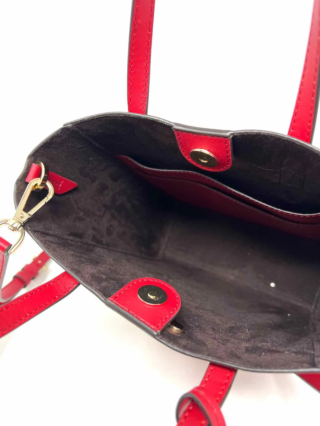 Michael Michael Kors Size S Red Saffiano Designer Satchel