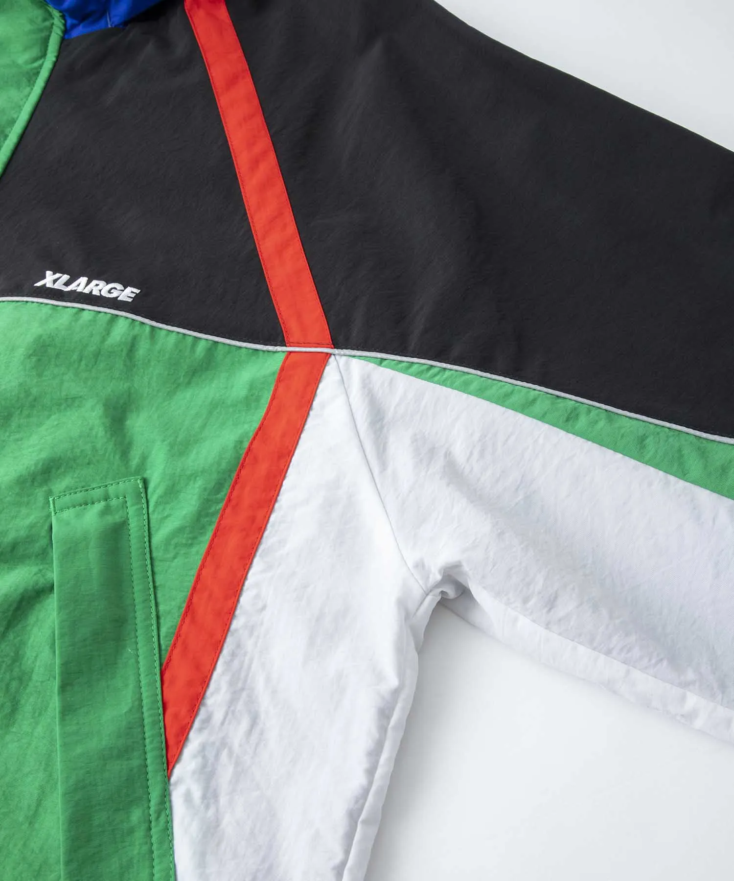MULTI PANELED NYLON JACKET