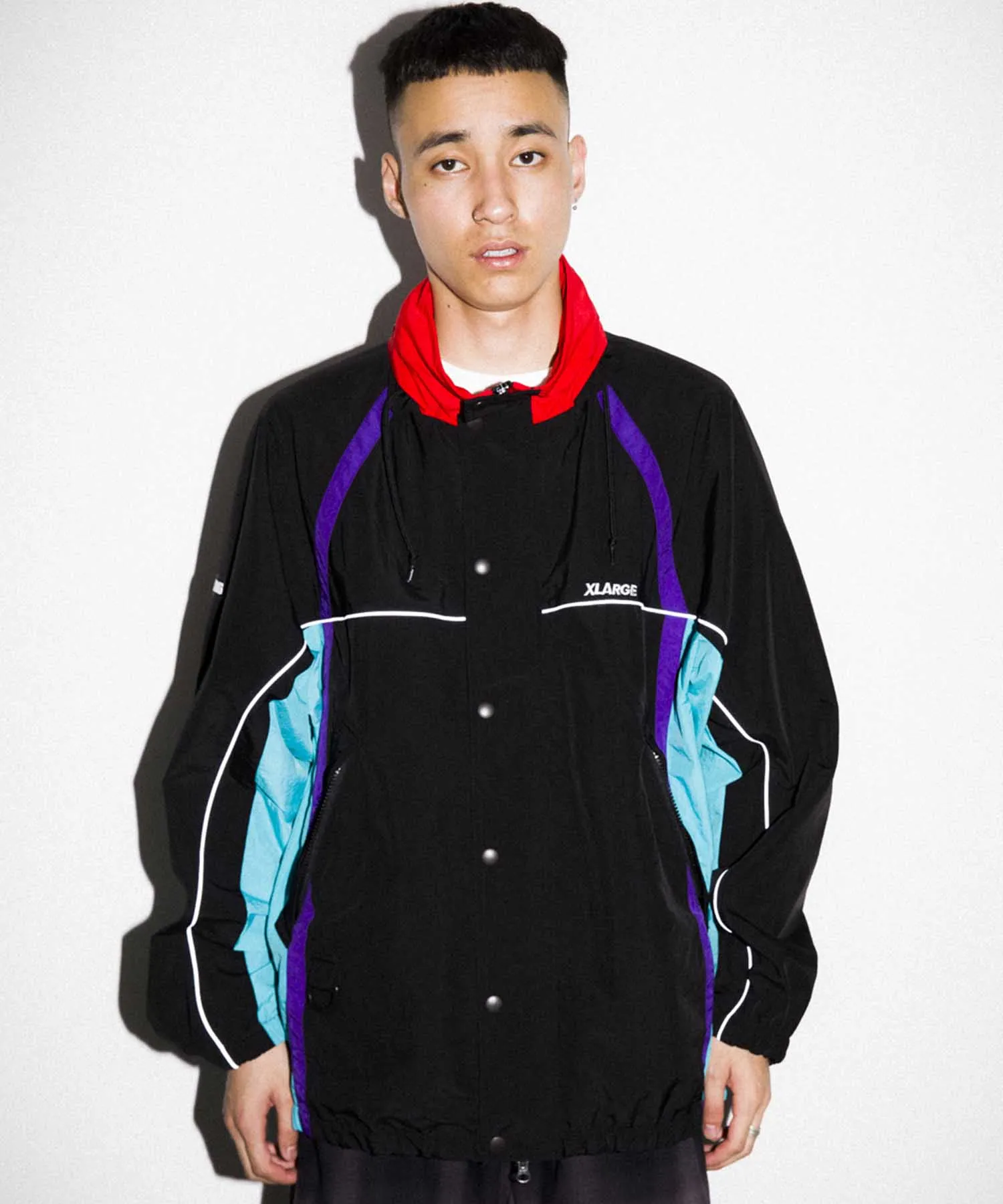 MULTI PANELED NYLON JACKET