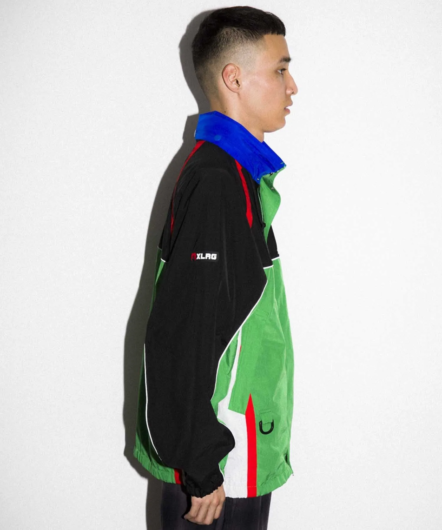 MULTI PANELED NYLON JACKET