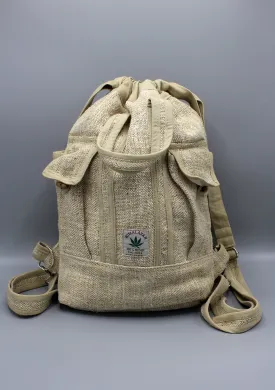 Natural Himalayan Hemp Drawstring Rucksack