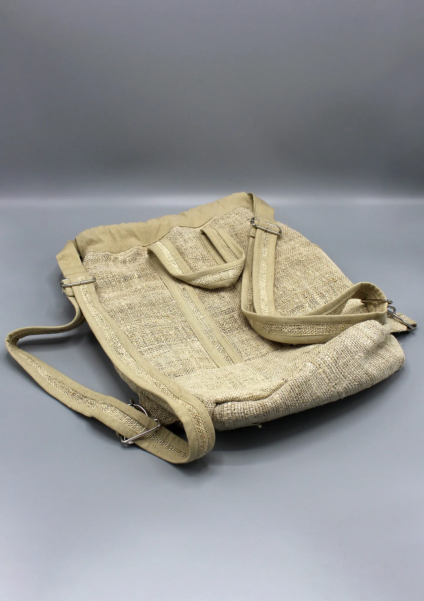 Natural Himalayan Hemp Drawstring Rucksack