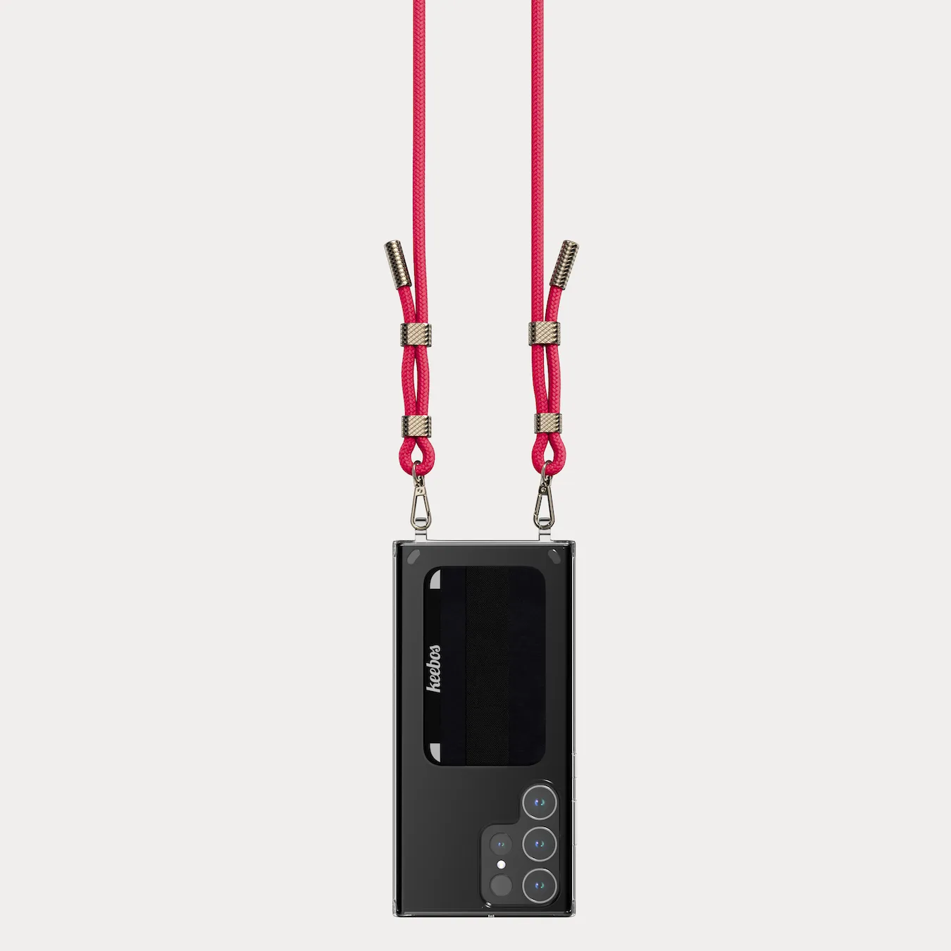 Pink Samsung Crossbody Phone Case