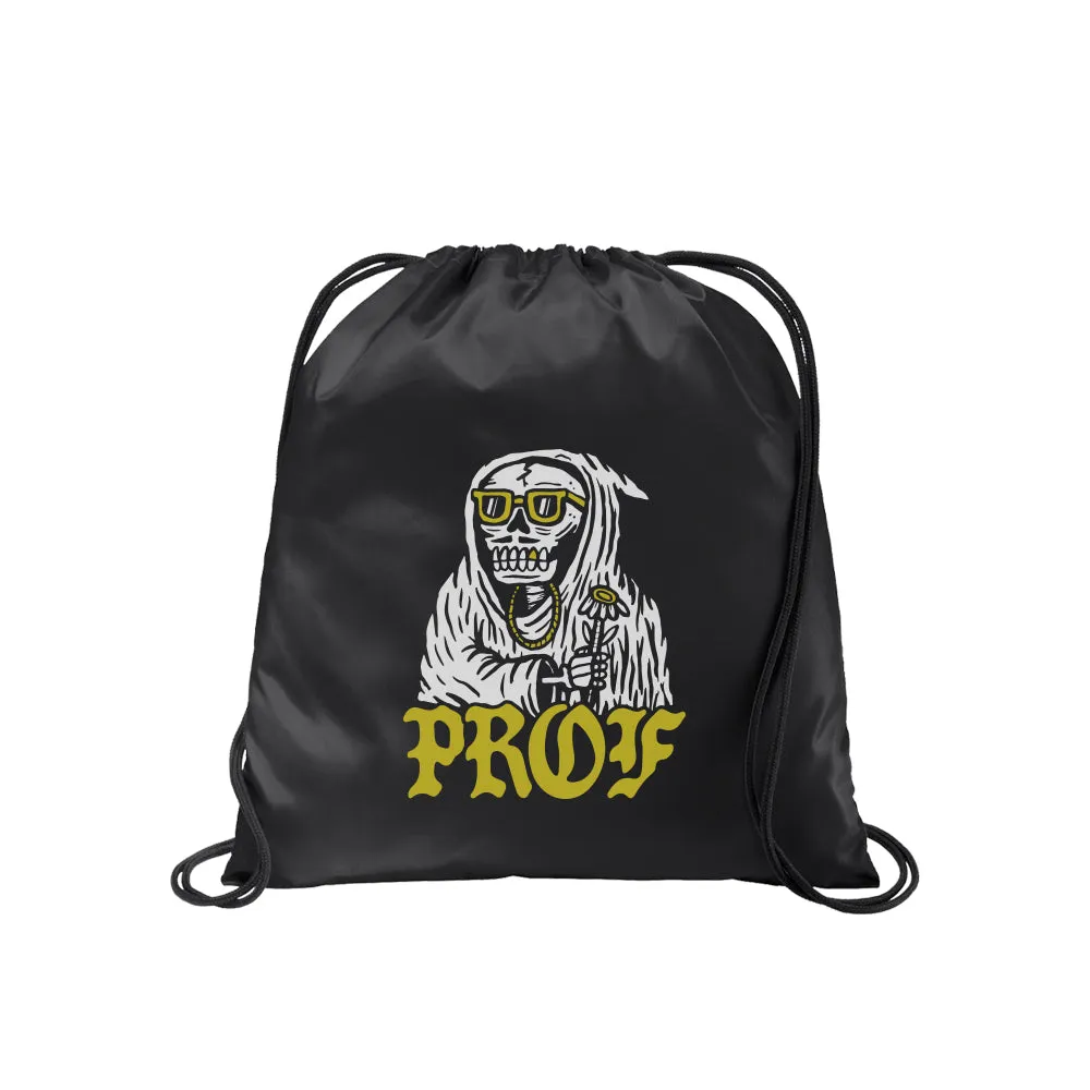 PROF "Tombstones" Drawstring Bag