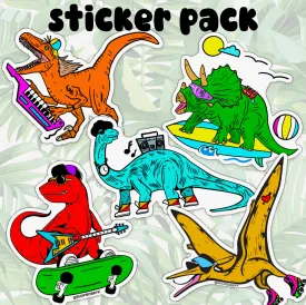 Rad Dino Sticker Pack