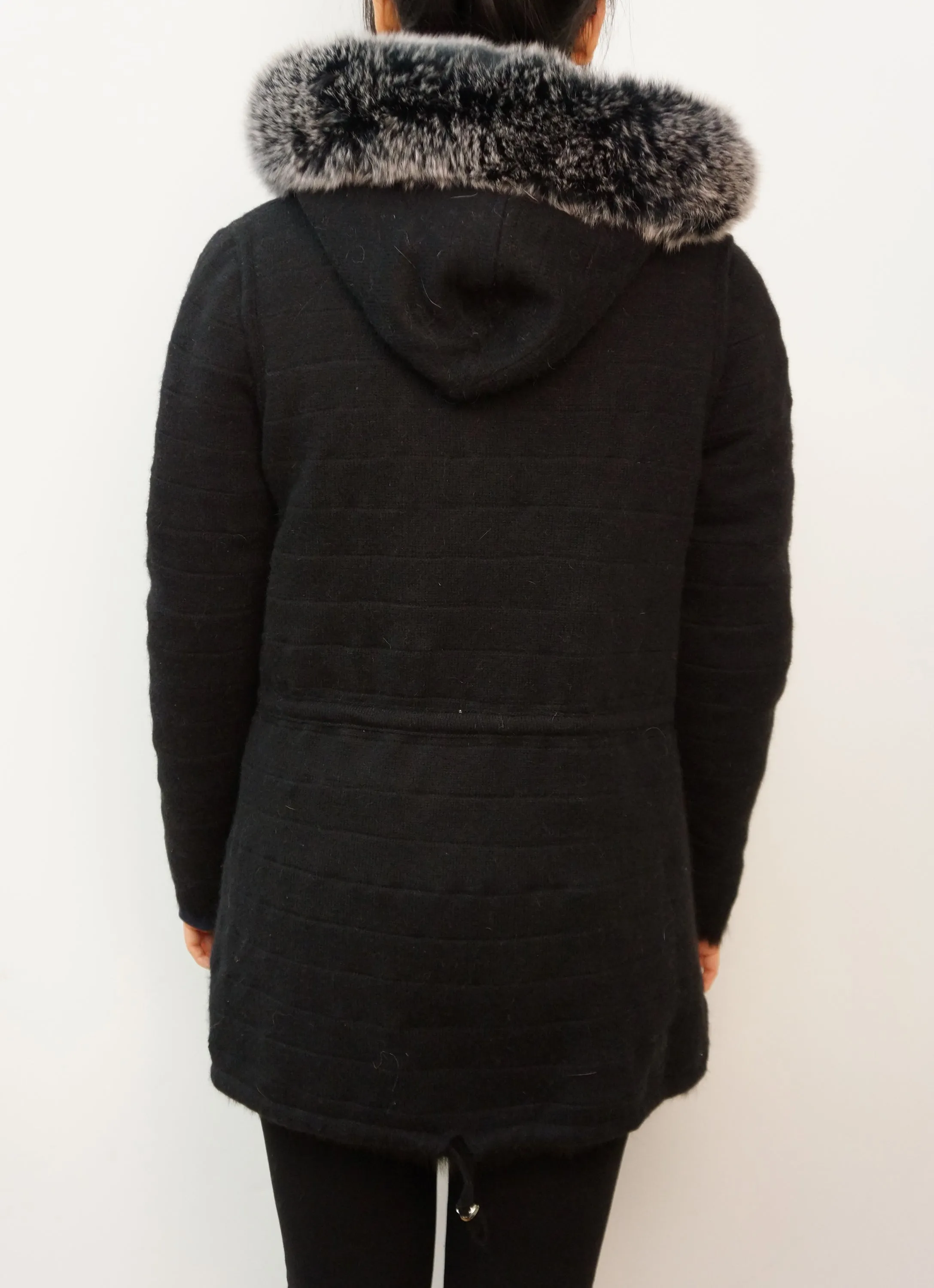 Reversible Fox Jacket with Fox Trim