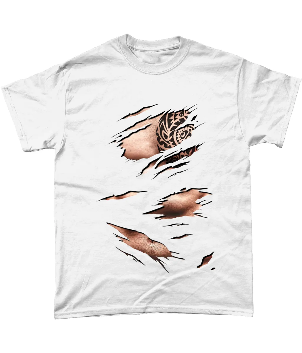 Six Pack Torn T-Shirt
