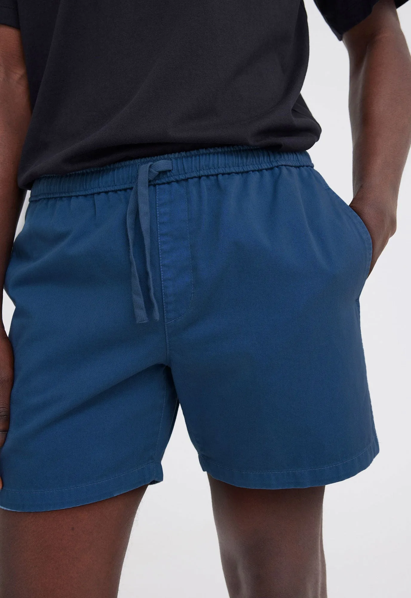 Slater Cotton Short - Bluestone Blue