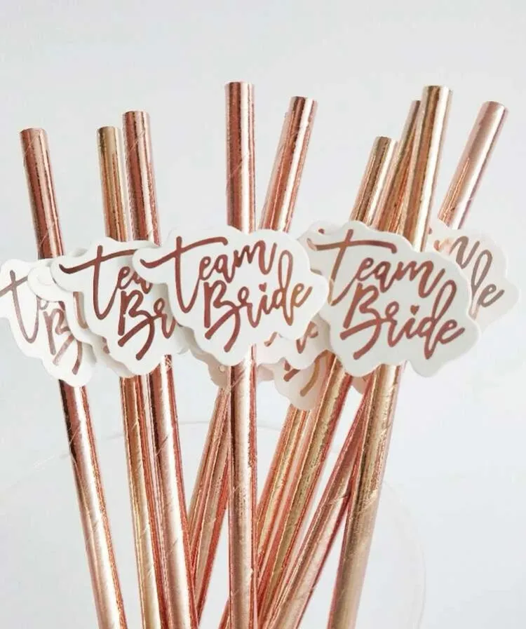 TEAM BRIDE STRAW PACK