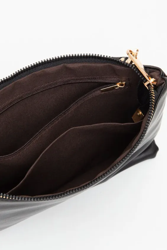 Tiara Woven Hobo Tote Bag With Pouch