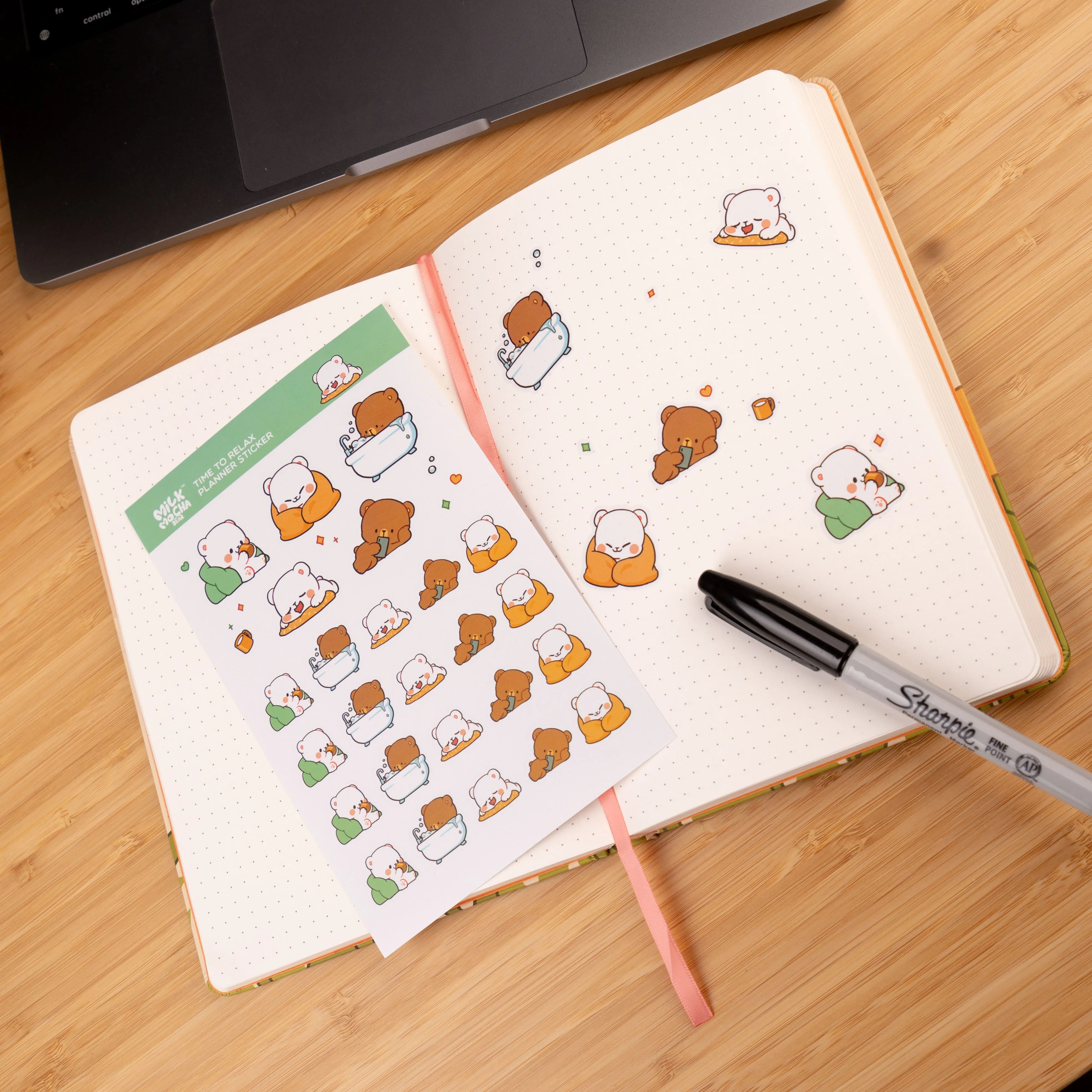 Time to Relax Planner Sticker Sheets