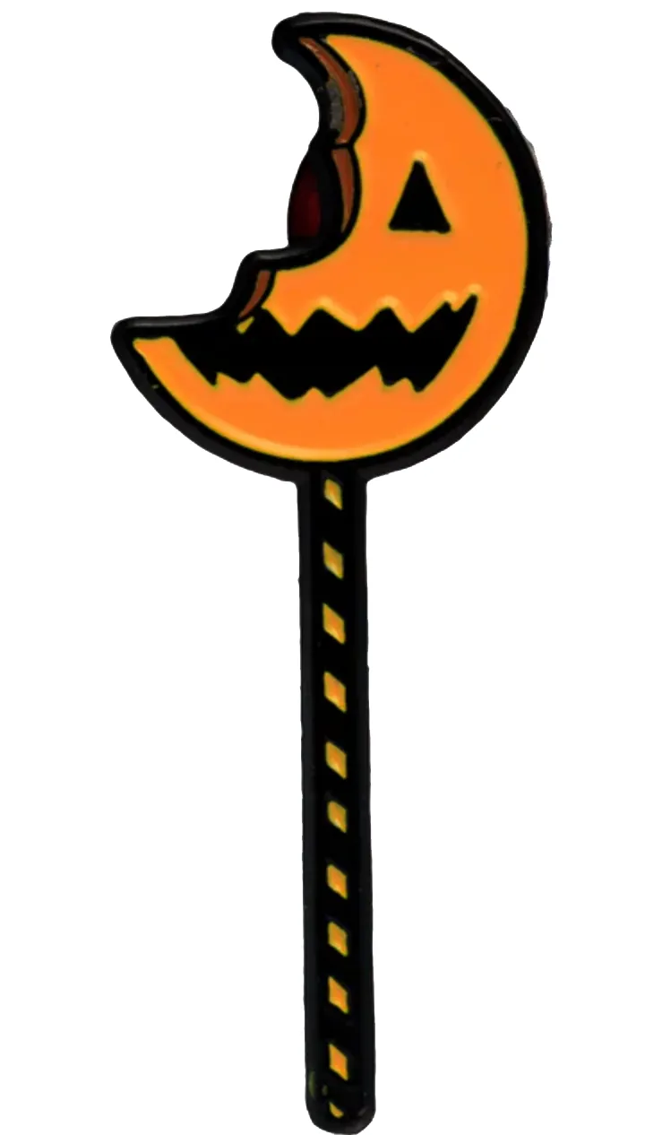 TRICK R TREAT BITTEN LOLLIPOP - ENAMEL PIN