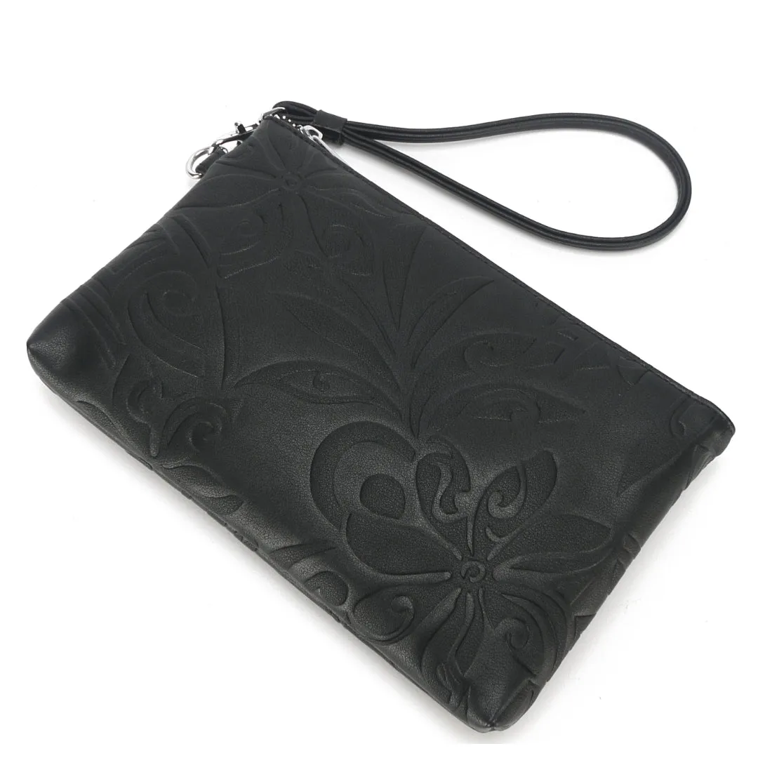 Wristlet Melody Tiare Infinity Embossed Black