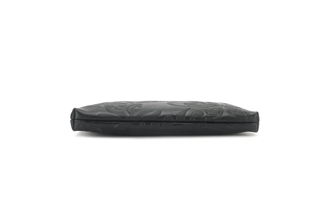 Wristlet Melody Tiare Infinity Embossed Black