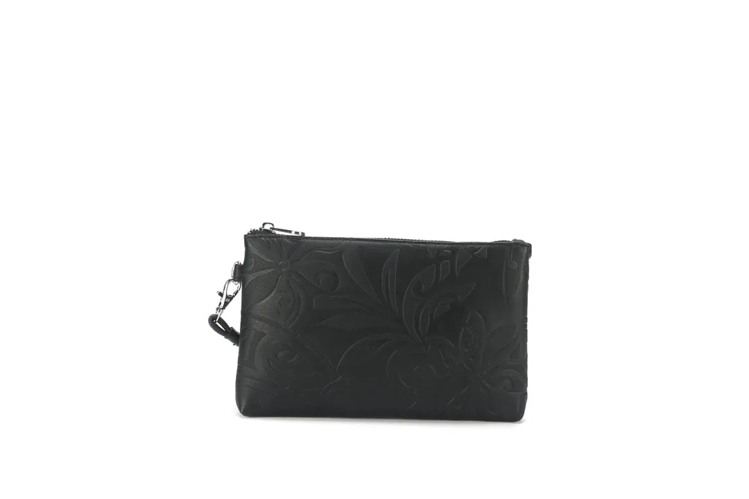 Wristlet Melody Tiare Infinity Embossed Black